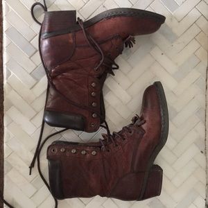 Genuine upper leather boots Double H